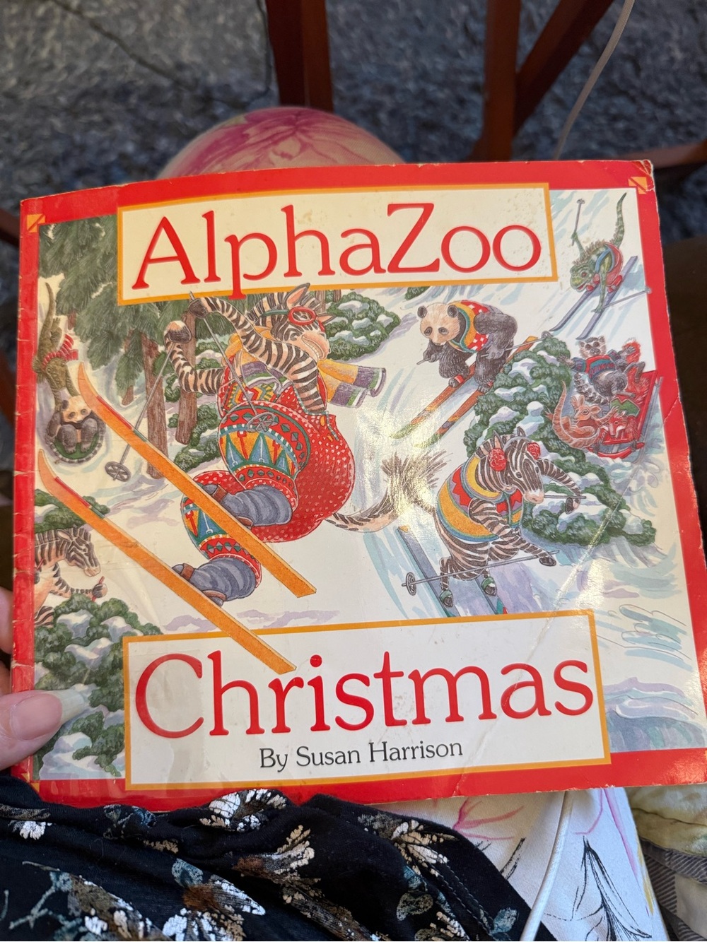 AlphaZoo Christmas Picture Paperback Book